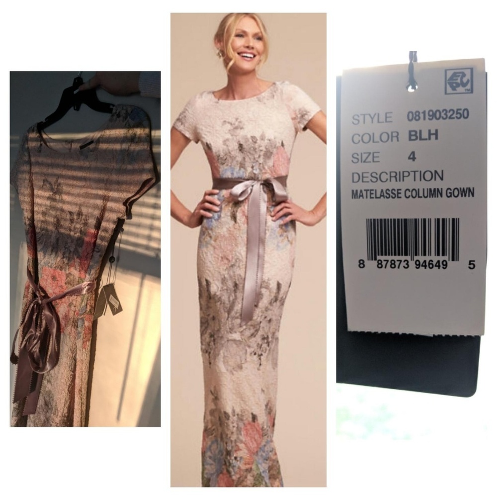 Adrianna Papell Matelasse Gown